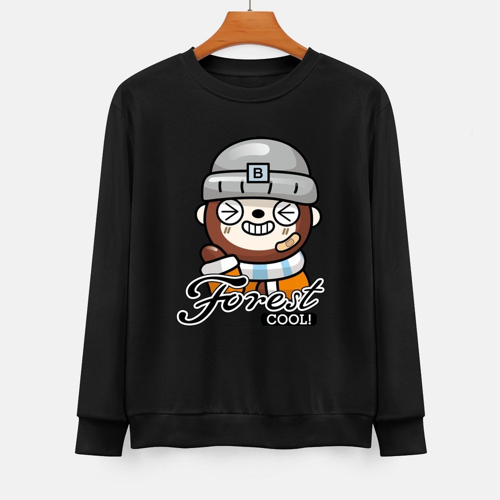 Front Patterned Long Sleeve TopSoftLine Strong